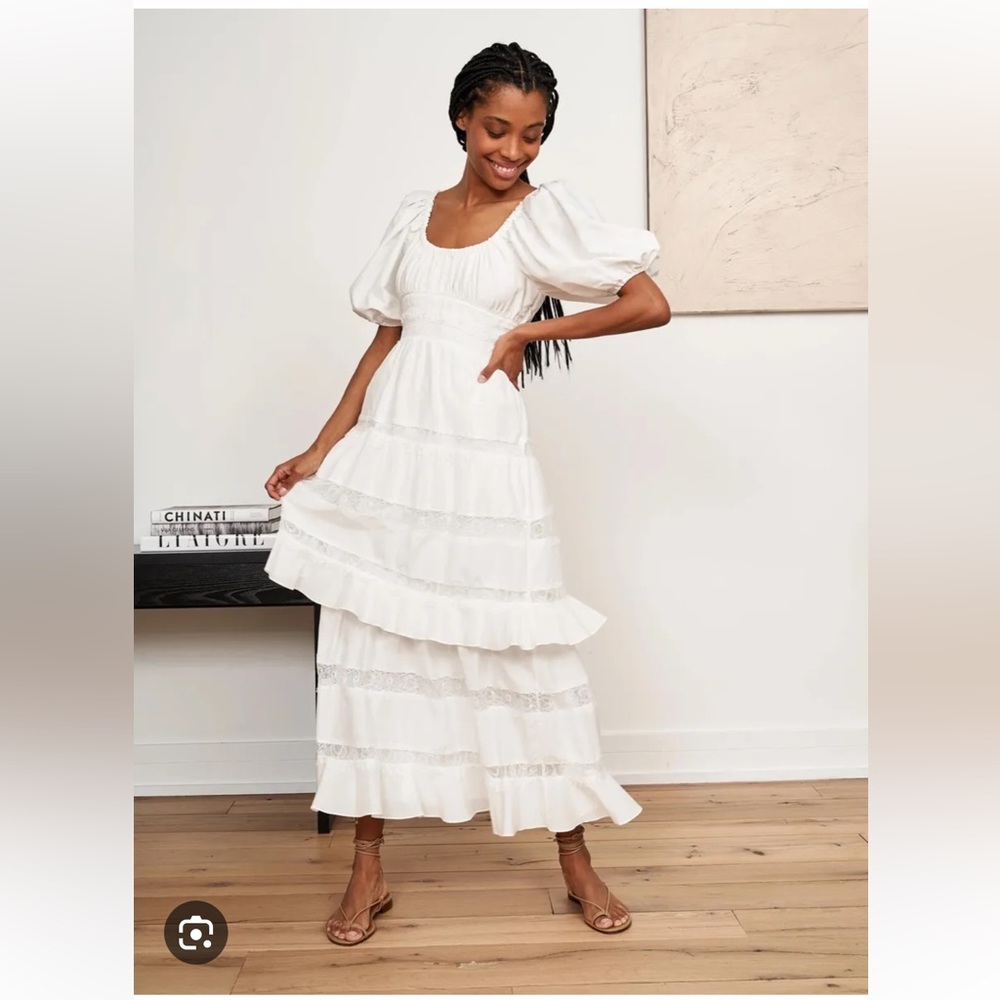 La Ligne Ivory Cosi Dress Small